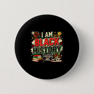 Design Am Black History Culture Pride 6 Cm Round Badge