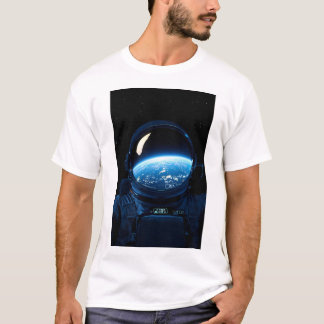 Design an astronaut in Katsuhiro Otomo style flyin T-Shirt