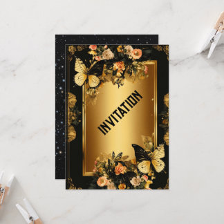 Design an elegant and sophisticated t-shirt with d invitation