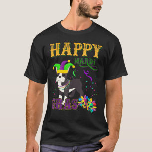 Design Boston Terrier Dog Vintage Animal Arts Mard T-Shirt