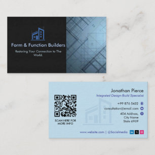 Design-Build Firms Business   Sealight Minimalist Card