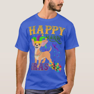 Design Carnival Art Classic Chihuahua Dog Mardi Gr T-Shirt