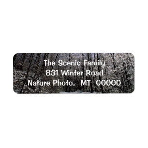 Design Christmas Greeting Cards Self Adhesive Labe Return Address Label