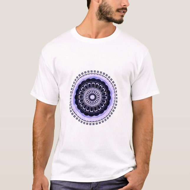 design circular pattern mandala T-Shirt (Front)