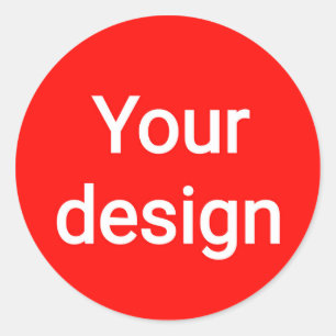 Design  classic round sticker