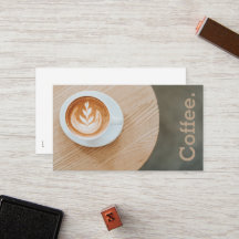 Design Coffee on Round Table Simple Loyalty Coffee