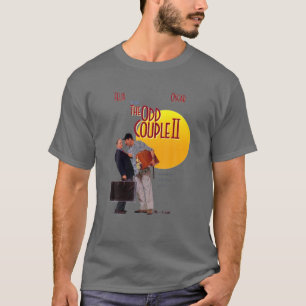 Design Couple Two Man Talking Poster Odds Comedy M T-Shirt