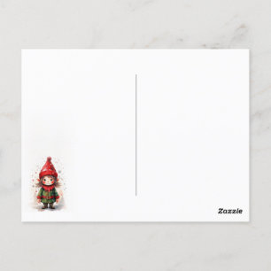 Design Cute Christmas Elf Postcard