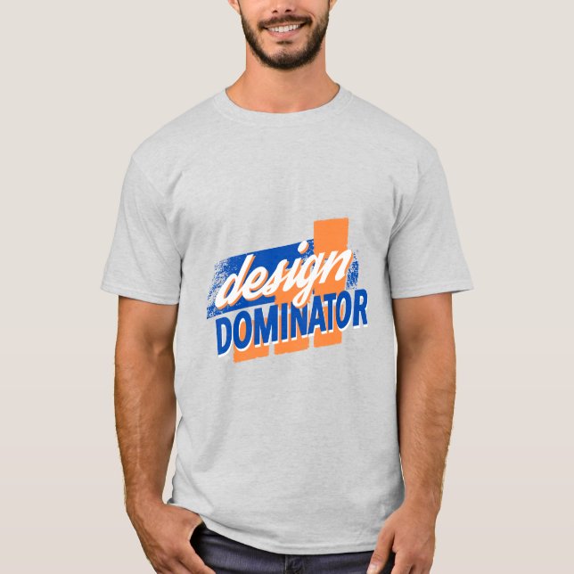 Design Dominator Distressed Design T-Shirt (Front)