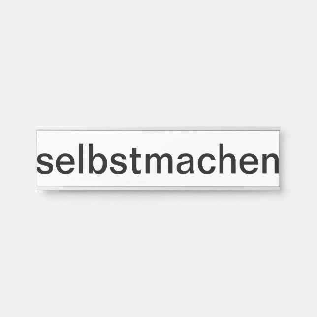 design door sign (Front)