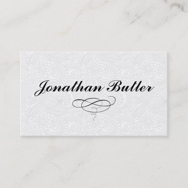 Design Element / Whimsical Business Card (Front)
