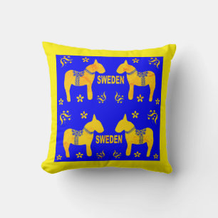 design elements of symbols of Sweden Cushion