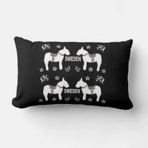 design elements of symbols of Sweden Lumbar Cushion