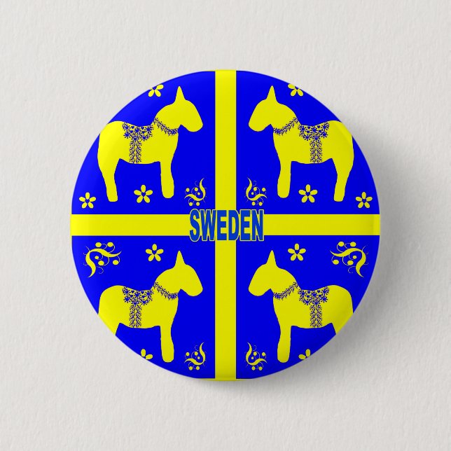 design elements of symsweden 6 cm round badge (Front)