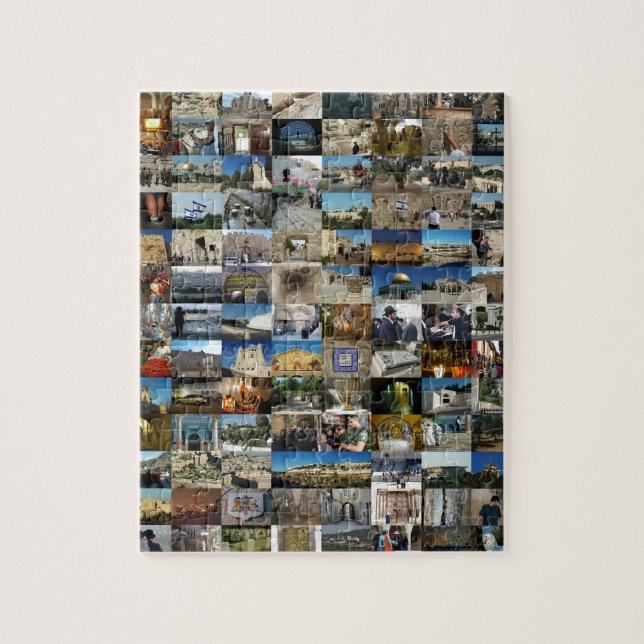 Design Exclusivo 100 Faces de Jerusalém Jigsaw Puzzle (Vertical)
