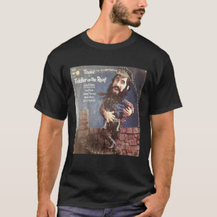 Design Fiddler Musical Classic Frame On The Roof V T-Shirt