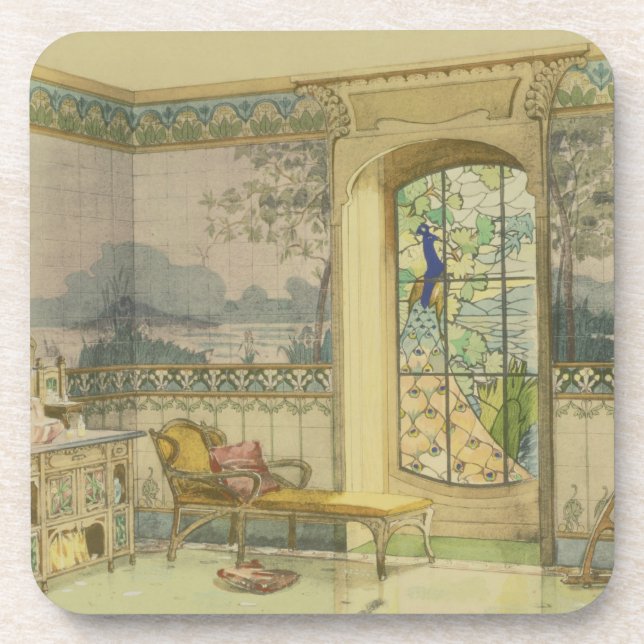 Design for a Bathroom, from 'Interieurs Modernes', Coaster (Front)