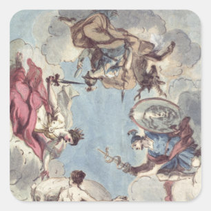 Design for a Ceiling Square Sticker