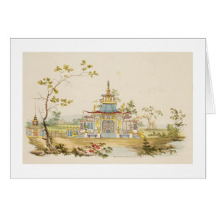 Design for a Chinese Temple, c.1810 (pen & ink and