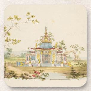 Design for a Chinese Temple, c.1810 (pen & ink and Coaster