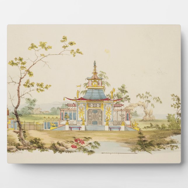 Design for a Chinese Temple, c.1810 (pen & ink and Plaque (Front)