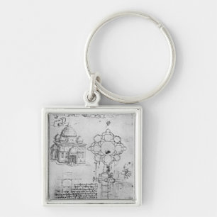 Design for a church, fol. 4r key ring