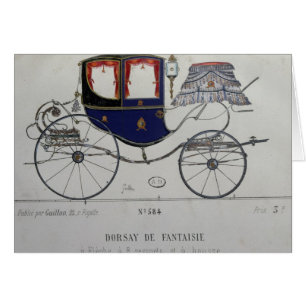 Design for a 'Coupe Dorsay de Fantaisie'
