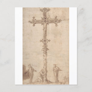 Design for a Crucifix with the Virgin Mary
