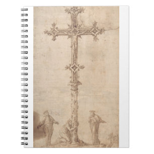 Design for a Crucifix with the Virgin Mary Notebook