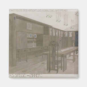 Design for a Dining Room, 1901 (colour litho) Magnet