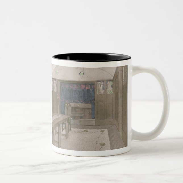 Design for a Dining Room, 1901 (colour litho) Two-Tone Coffee Mug (Right)