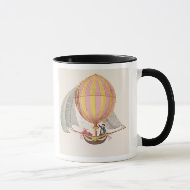 Design for a dirigible, French, c.1785 Mug (Right)