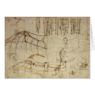 Design for a Flying Machine by Leonardo Da Vinci