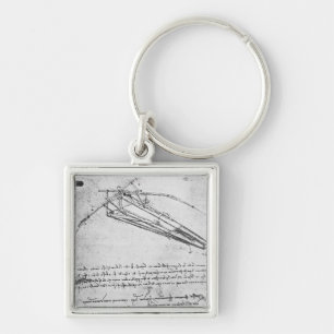 Design for a flying machine key ring