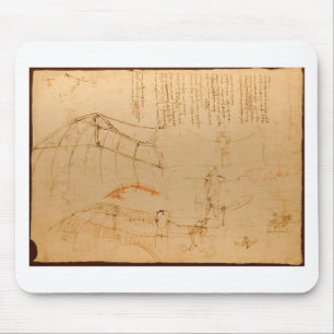 Design for a flying machine mouse pad