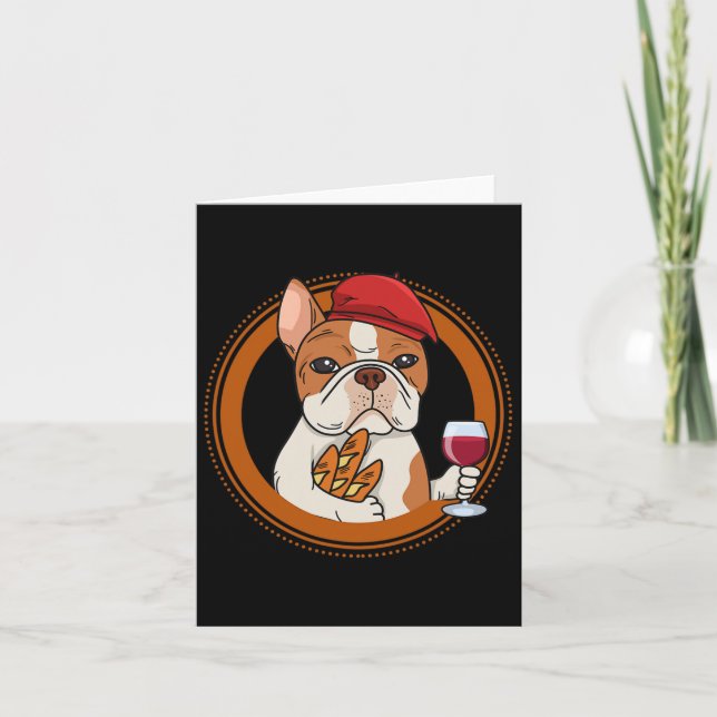 Design For A Frenchie Owner  Card (Front)