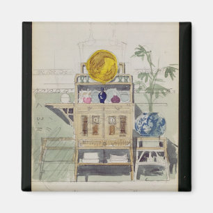 Design for a Sideboard, c.1860s-70s (w/c & pencil Magnet