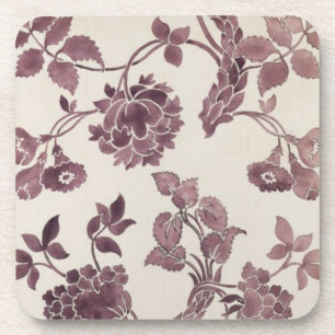 Design for a silk damask, 1752 (pencil and w/c on coaster