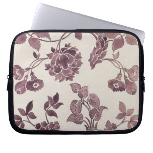 Design for a silk damask, 1752 (pencil and w/c on laptop sleeve