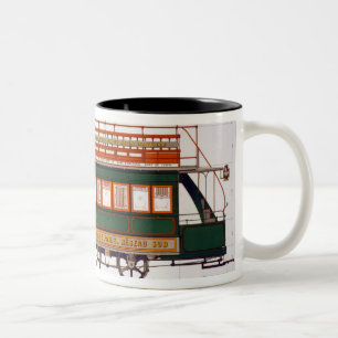 Design for a Steam Tram, plate 126 from 'The Indus Two-Tone Coffee Mug