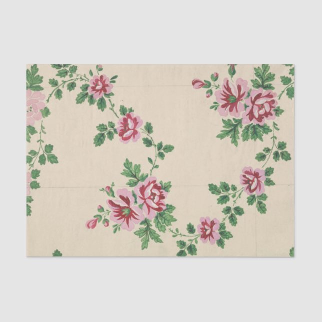 Design for a Woven Fabric by Anonymous Tissue Paper (Front)