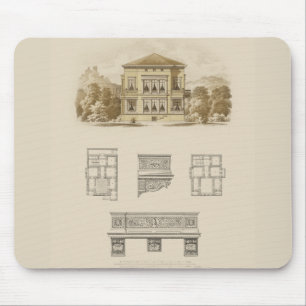 Design for an Estate with Interior Plans Mouse Pad