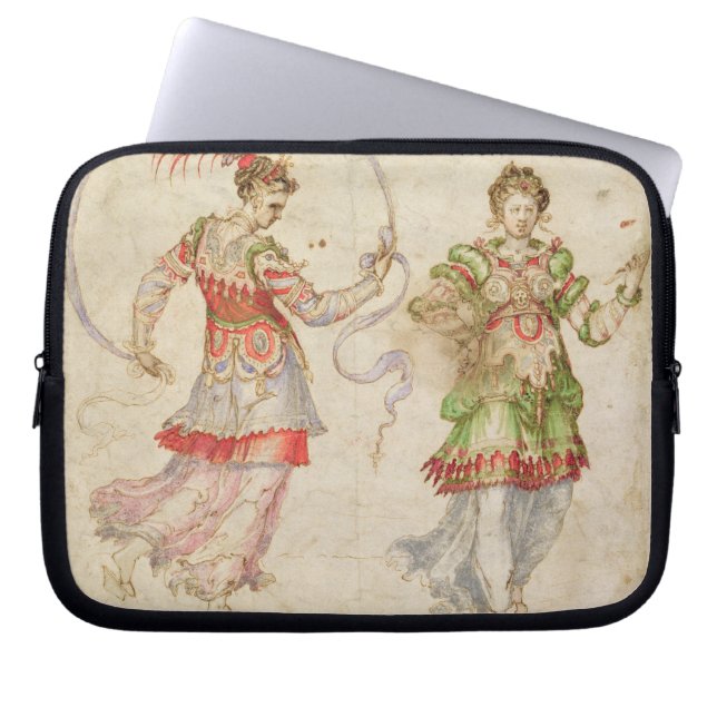 Design for Costumes, probably in the Florentine In Laptop Sleeve (Front)