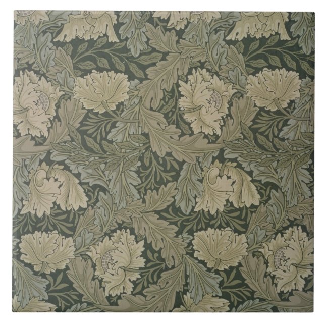 Design for 'Lea' wallpaper, 1885 Ceramic Tile (Front)