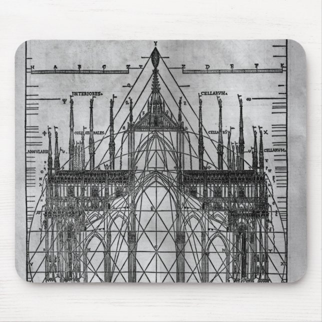 Design for Milan Cathedral Mouse Pad (Front)