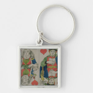 Design for playing cards, c.1810 key ring