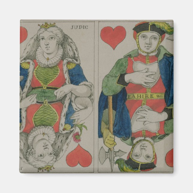 Design for playing cards, c.1810 magnet (Front)