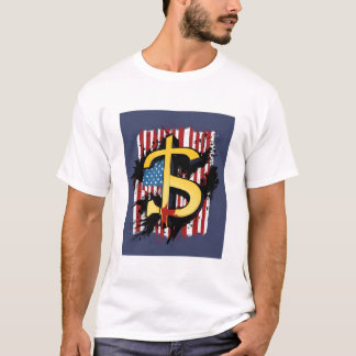 design for t shirt A dollar sign with a bite taken
