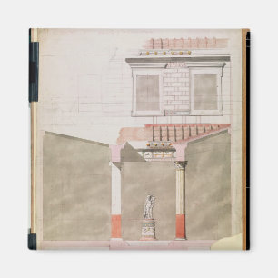 Design for the atrium of the Pompeiian palace Magnet