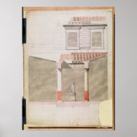 Design for the atrium of the Pompeiian palace